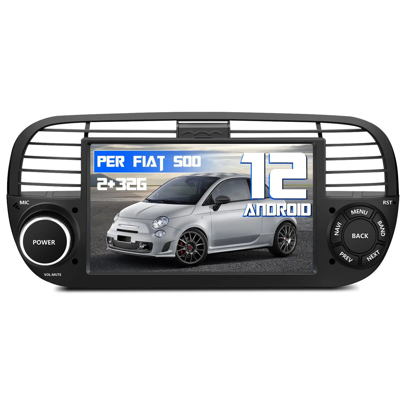 Autoradio Per Fiat 500 2007-2015 Con CarPlay/Android Auto - 7 Pollici, Bluetooth, USB - Foto 8