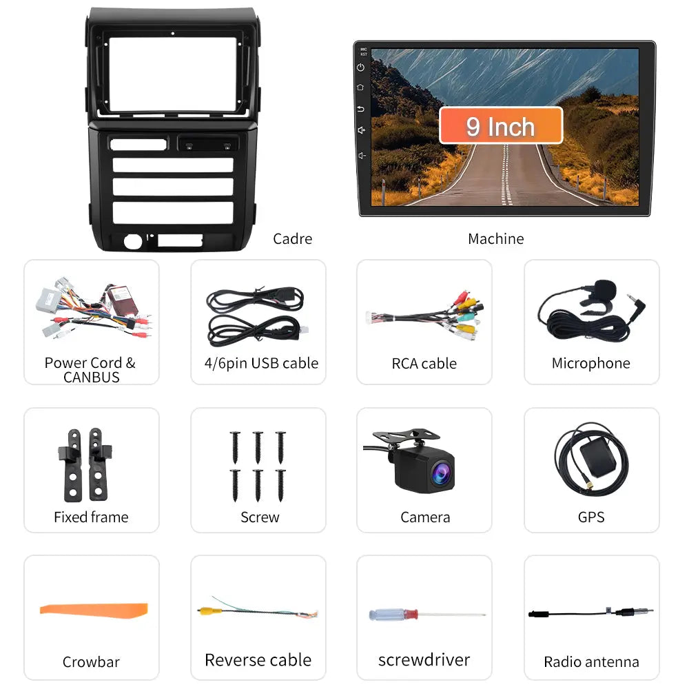 9 inch Car Radiofor Ford F150 2009-2012(Only Fit Auto AC) AWESAFE