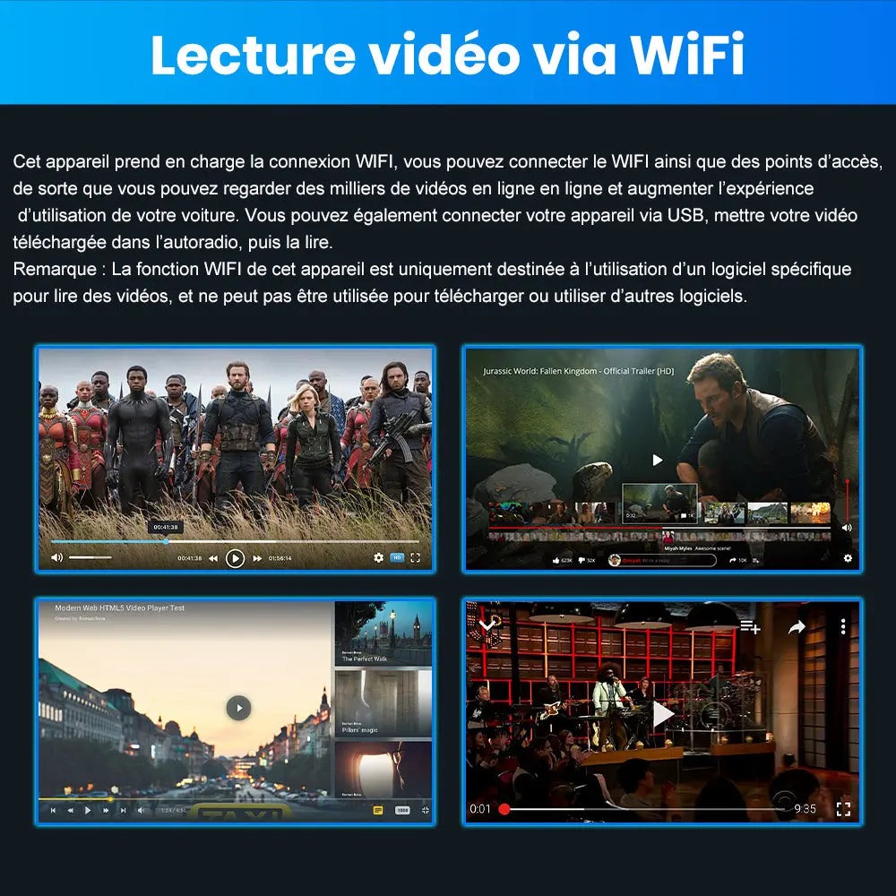 AWESAFE 10.25" Android 13 Autoradio pour BMW S.5 F10/F11/F18 NBT (2013-2017) - Bluetooth, Android Auto et Carplay sans fil + Câble USB AWESAFE