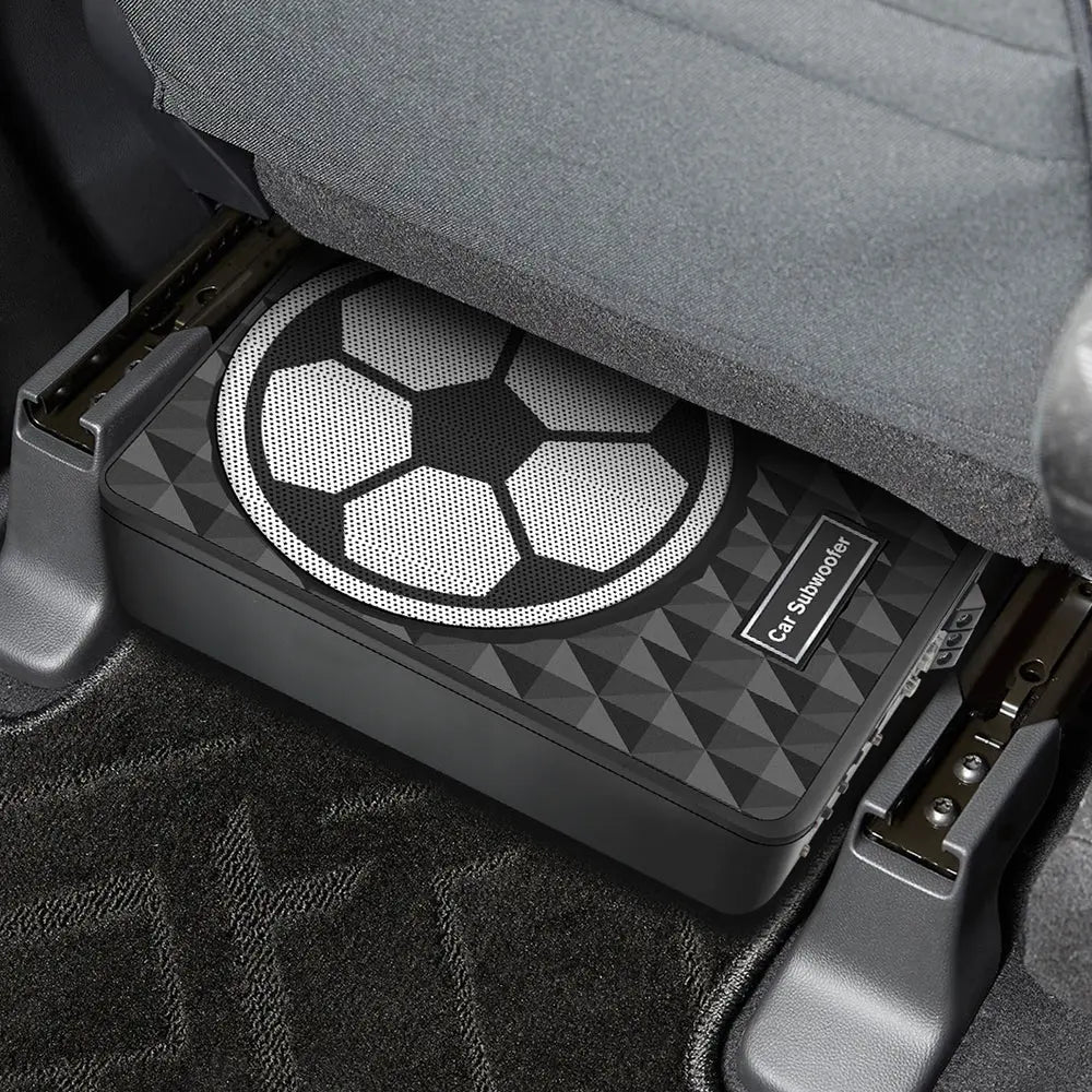 AWESAFE 1000W Car Subwoofer,10 Inch Slim Underseat Audio Vehicle Subwoofers with Remote Bass Control Low-Pass Filter Low Power Output AWESAFE