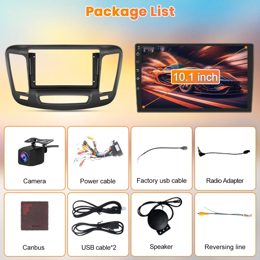 AWESAFE 2GB+64GB Android 13 Car Radio Stereo for Chrysler 200 200C 200S 2015-2017, with CarPlay&Android Auto Bluetooth GPS Navigation Backup Camera SWC AWESAFE SHOP