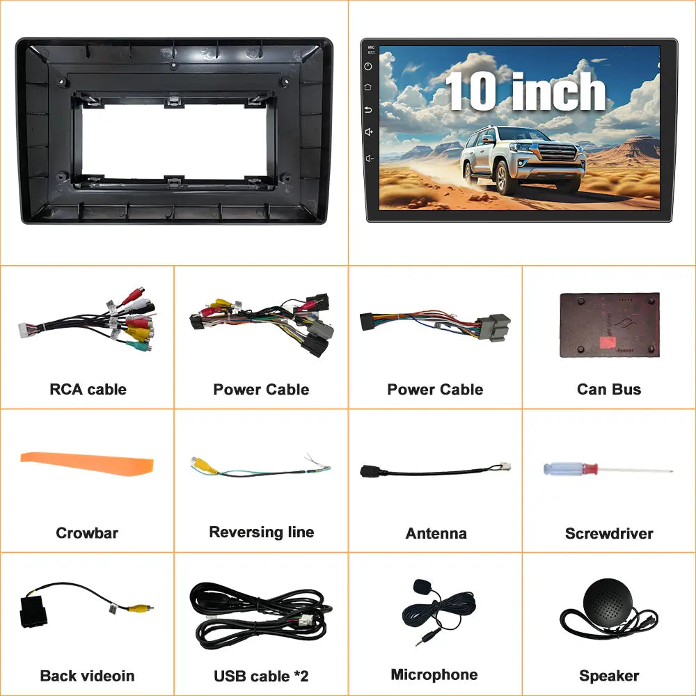 AWESAFE Android 12 Car Radio Stereo for GMC chevy Silverado 2007-2013 with Built-in Wireless Apple CarPlay & Android Auto AWESAFE