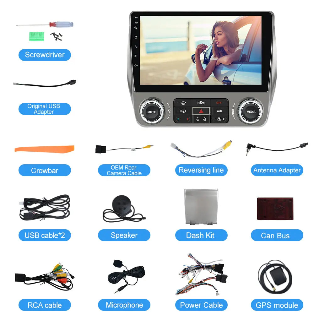 AWESAFE Android 13 2G+64G Car Radio Stereo for Chevrolet Chevy Camaro 2008-2015 with Bluetooth5.0/GPS/DSP/SWC,Supports Wireless CarPlay and Android Auto AWESAFE SHOP