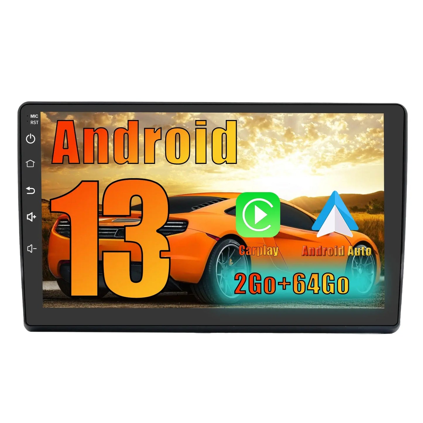 AWESAFE Android 13 Autoradio per Fiat Ducato (2006-2013) con 9 Pollici Touchscreen Bluetooth GPS Comandi al volante CarPlay&Android Auto AWESAFE