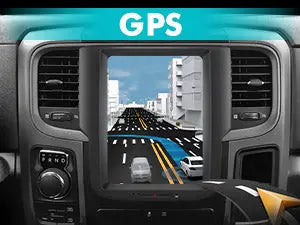 AWESAFE Android 13 Car Radio Stereo for 2013-2018 Dodge Ram 1500 2500 3500, 10.4 Inch T Style Bluetooth Radio with CarPlay & Andriod Auto GPS Navigation SWC AWESAFE