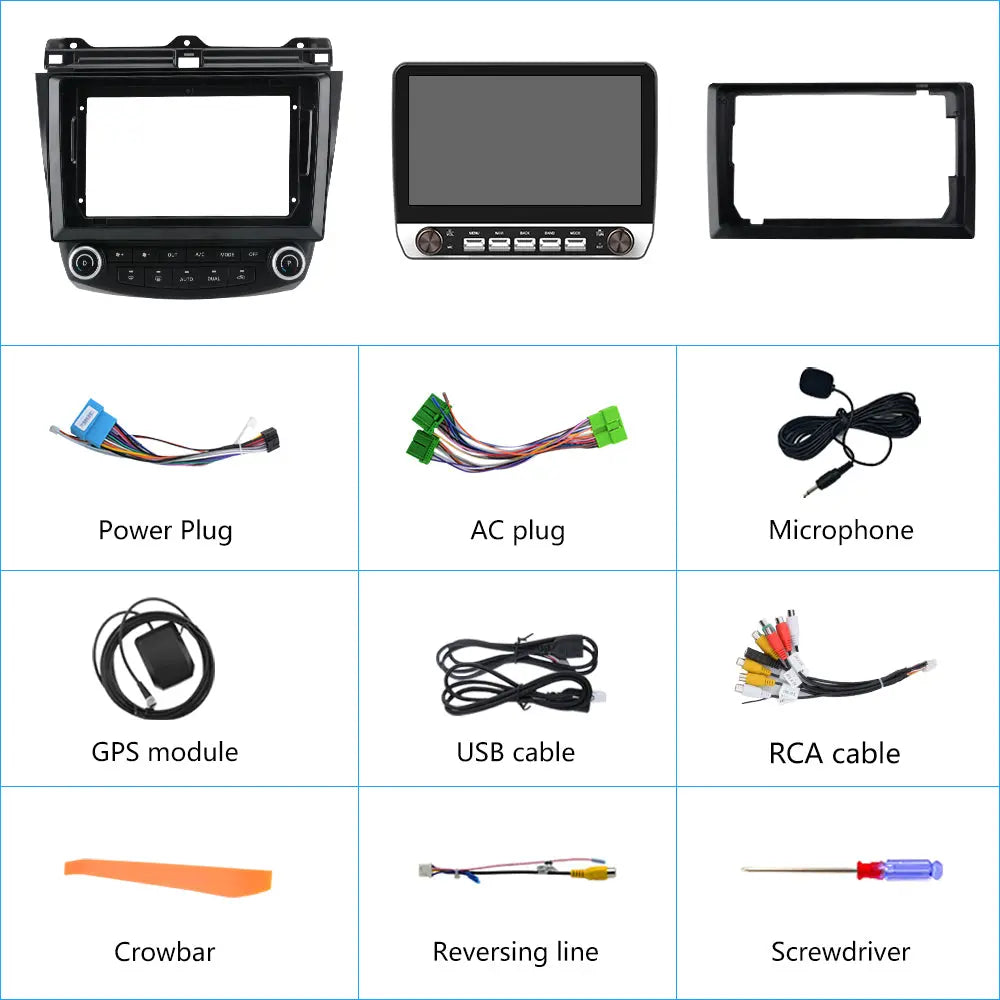 AWESAFE Android 13 Car Radio Stereo with 10" Touchscreen, Wireless CarPlay & Android Auto, Bluetooth, GPS, FM for Honda Accord 2003-2007 AWESAFE SHOP