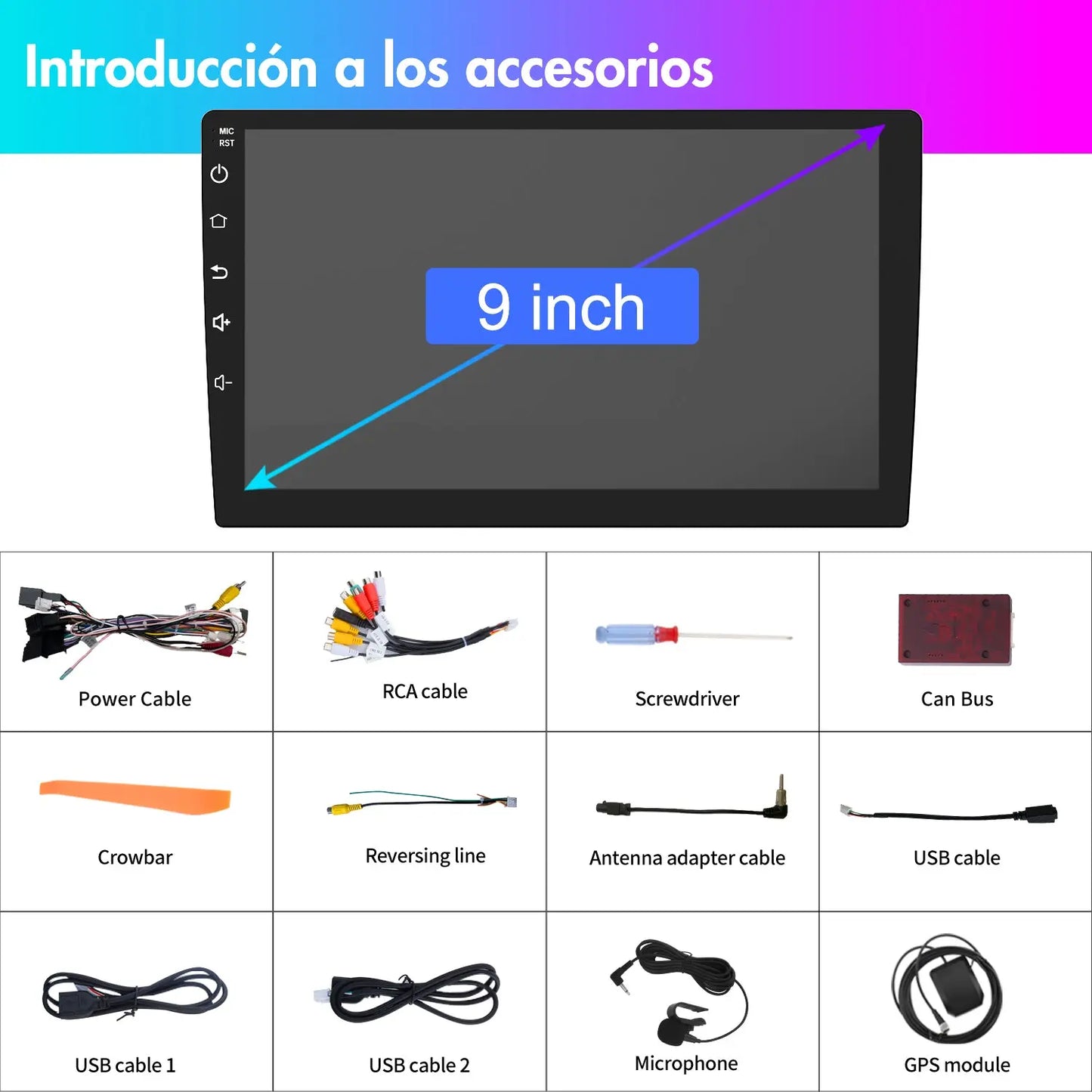 AWESAFE Android Radio de Coche 9 Pulgadas 2GB+32GB con Bluetooth/FM/RDS/Pantalla Espejo/DSP/GPS, CarPlay y Android Auto - Ford Mondeo 2013-2019 AWESAFE