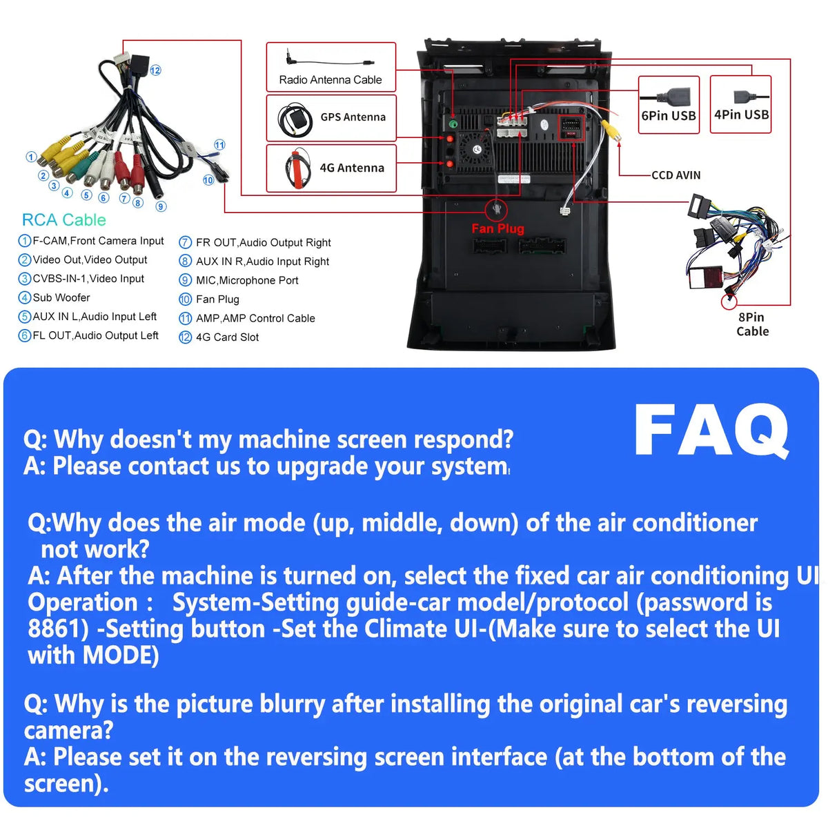AWESAFE Ford F150 (2013-2014)- Qualcomm Android 15 Car Radio · Wireless CarPlay · Android Auto · Off-Road Inclinometer Pro AWESAFE