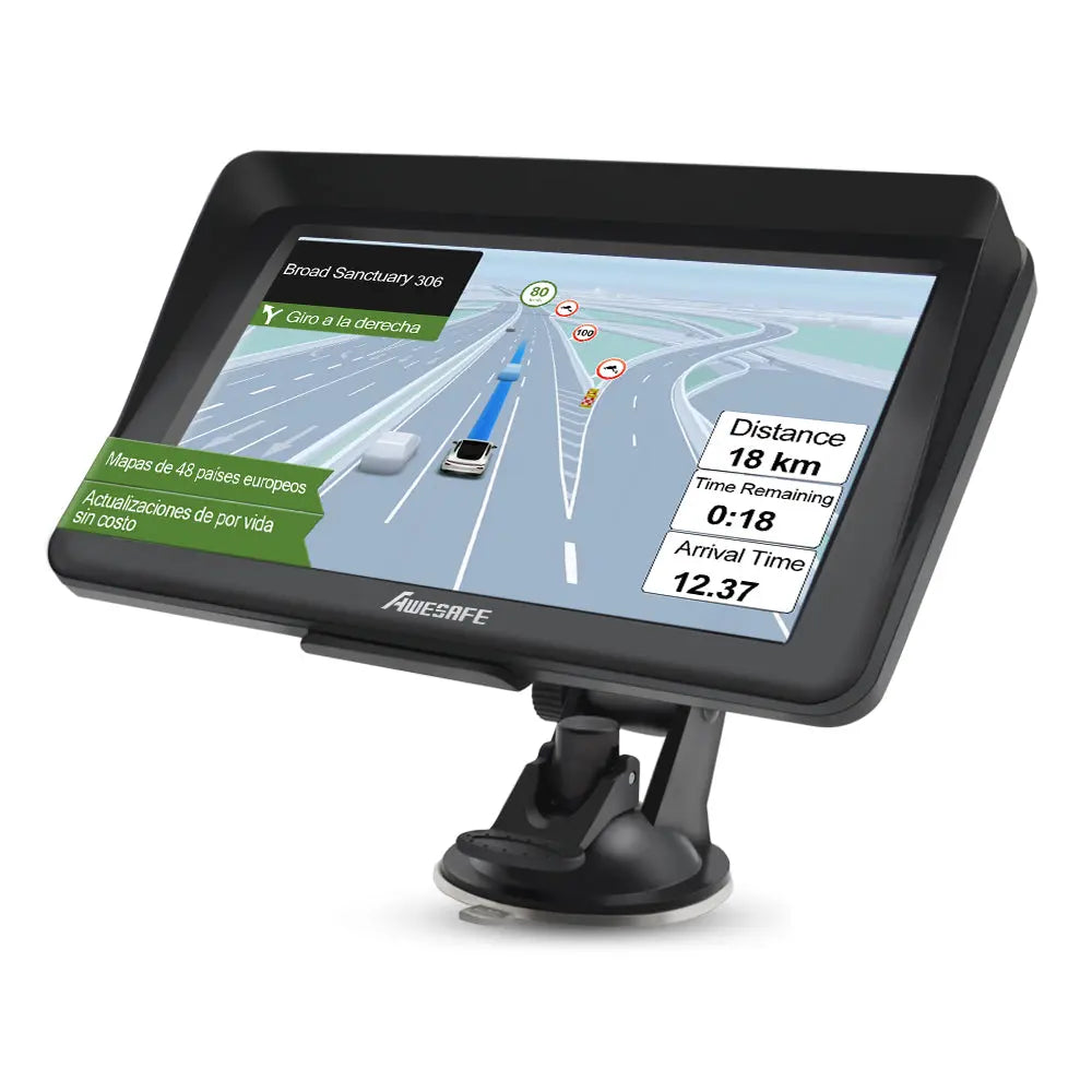AWESAFE Navegador GPS para Coches con Visera y Bluetooth de 7 Pulgadas –  AWESAFE SHOP