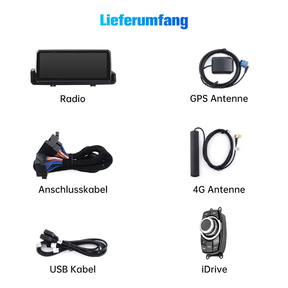 Android Radio Für BMW E90 E91 E92 E93 2006-2012 ohne original Display Built in Carplay/Android Auto SWC BT AM/FM AWESAFE