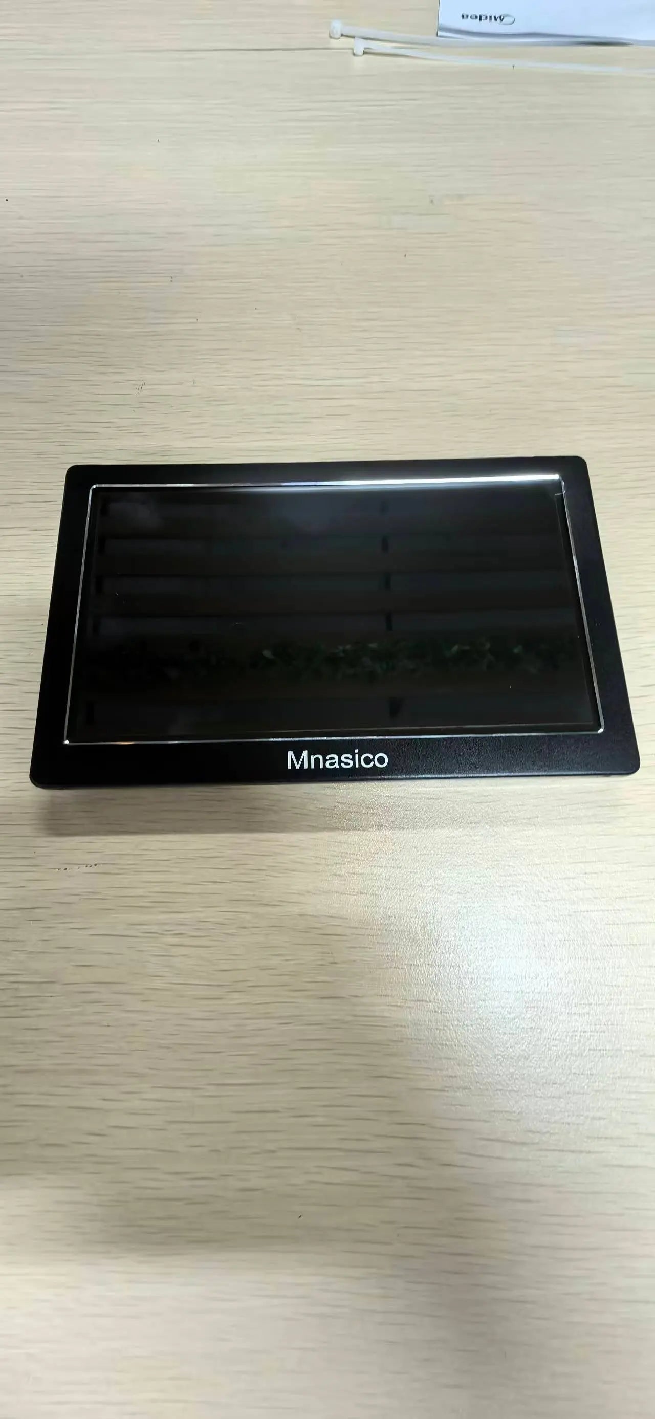 Mnasico GPS Navigation 2025 Maps with Bluetooth/ FM Radio /Sun Visor/Speed Alerts/ Lifetime North America Maps for DC 12V&24V Car Truck RV AWESAFE