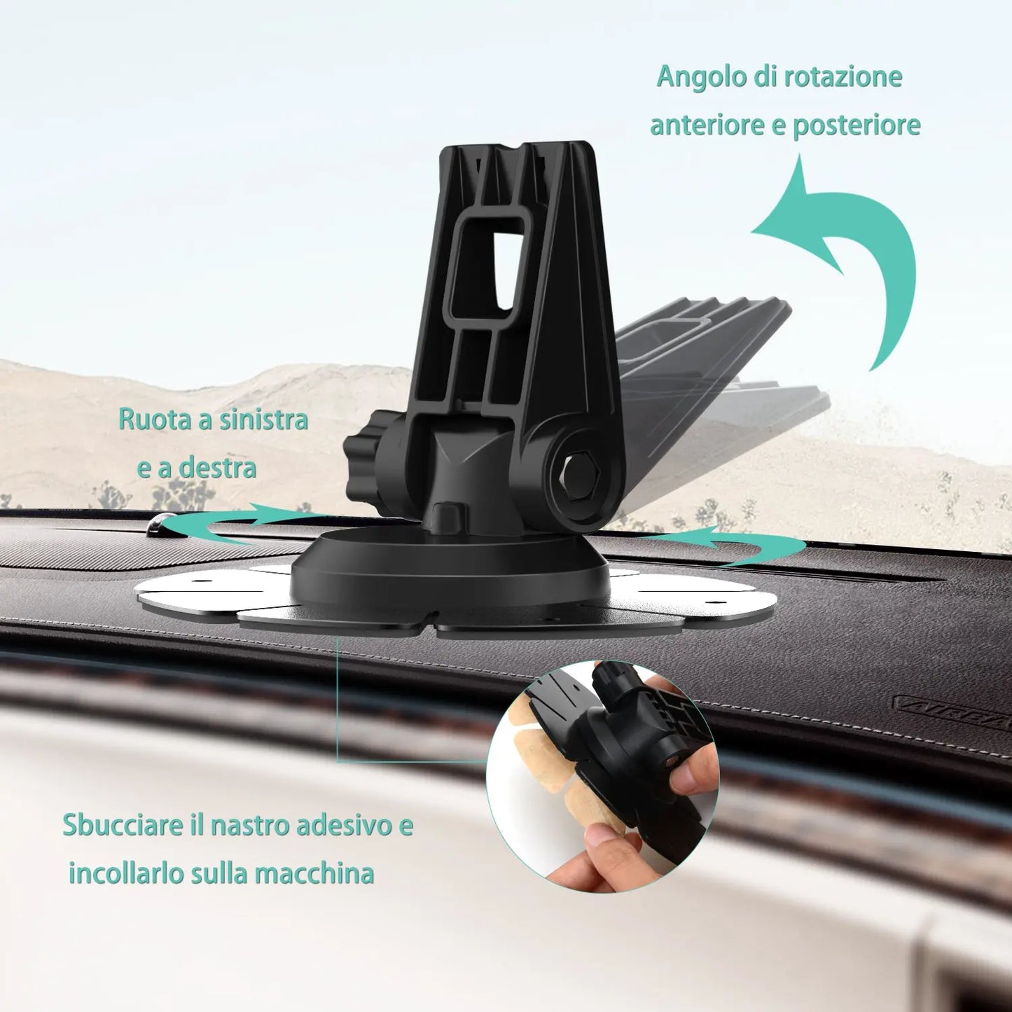 WAESAFE Navigatore Satellitare per Auto 7 Pollici Schermo Touch Parasole Ultima Mappa 2025 AWESAFE SHOP