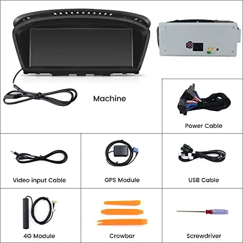 AWESAFE Car Radio Stereo Android for BMW 3 5 Series E60 E90 E93 8.8inch Screen Upgrade with Carplay Andriod Auto 2009-2012 CIC System AWESAFE
