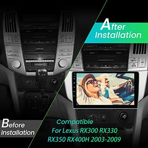 AWESAFE Car Radio for Lexus RX300 RX330 RX350 RX400H 2003-2009 with Built-in Wireless Apple CarPlay & Android Auto AWESAFE