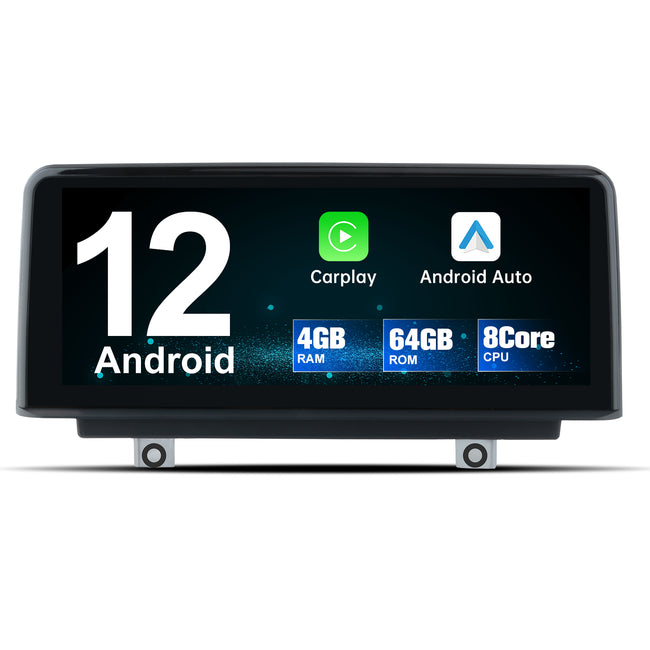 AWESAFE Autoradio Android per BMW Serie 1/2/3/4 F20 F21F22 F30 F31 F32 F33 F34 F36 (2013-2017) Sistema NBT Touch Screen Aggiornamento radio con Wireless Carplay Android Auto, Supporto Bluetooth WiFi Navigazione GPS AWESAFE