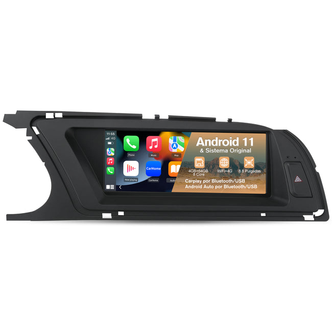 AWESAFE Android Car Stereo Para Audi A5 2013-2016 Sistema Actualización de Radio de Pantalla Táctil con Carplay Inalámbrico Android Auto, Soporte Bluetooth WiFi Navegación GPS AWESAFE
