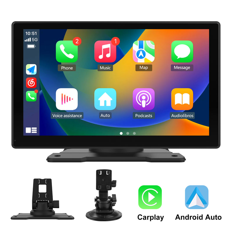 AWESAFE Kabelloser CarPlay-Adapter, Apple CarPlay-Dongle für werkseitig verkabelte Apple CarPlay-Autos, Plug & Play AWESAFE