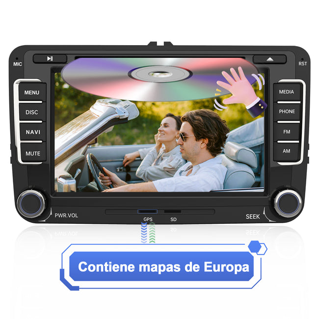 AWESAFE Android Car Stereo Para Golf Sistema Actualización de Radio de Pantalla Táctil con Carplay Inalámbrico Android Auto, Soporte Bluetooth WiFi Navegación GPS AWESAFE