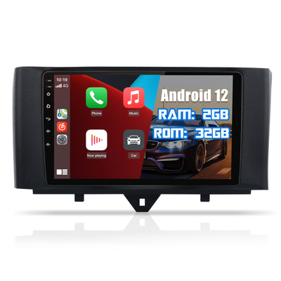 AWESAFE Android Car Stereo Para Mercedes Benz Smart 2011-2015 Sistema  Actualización de Radio de Pantalla Táctil con Carplay Inalámbrico Android Auto, Soporte Bluetooth WiFi Navegación GPS AWESAFE