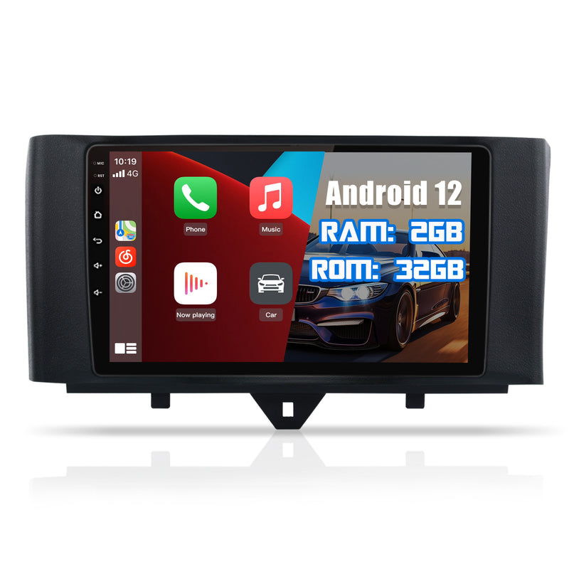 AWESAFE Android Car Stereo Para Mercedes Benz Smart 2011-2015 Sistema  Actualización de Radio de Pantalla Táctil con Carplay Inalámbrico Android Auto, Soporte Bluetooth WiFi Navegación GPS AWESAFE