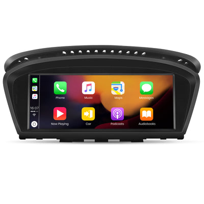 AWESAFE Autoradio Android per Serie 5 E60,E61,E63,E64,2009-2012/Serie 3 E90, E91,E92,2009-2012 Sistema CCC Aggiornamento radio touch screen con Wireless Carplay Android Auto, Supporto Bluetooth WiFi Navigazione GPS AWESAFE