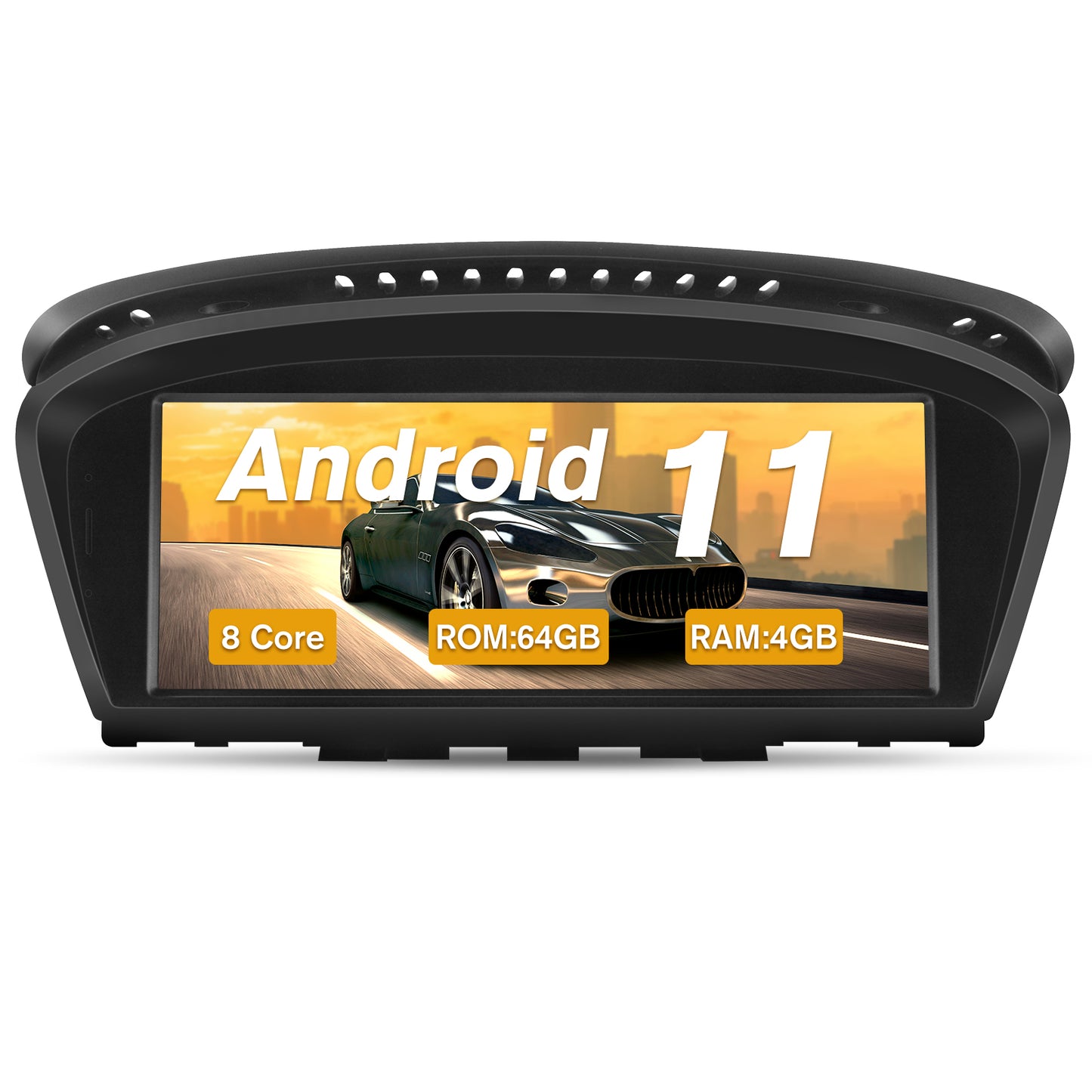 AWESAFE Android Car Stereo Para BMW Series 3 E90 E91 E92 2009-2012 con cic Sistema & BMW Series 5 E60 E61 E63 E64 2009-2012 con cic Sistema Actualización de Radio de Pantalla Táctil con Carplay Inalámbrico Android Auto, Soporte Bluetooth WiFi AWESAFE