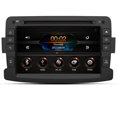 AWESAFE Android Car Stereo Para Renault Sistema Actualización de Radio de Pantalla Táctil con Carplay Inalámbrico Android Auto, Soporte Bluetooth WiFi Navegación GPS AWESAFE