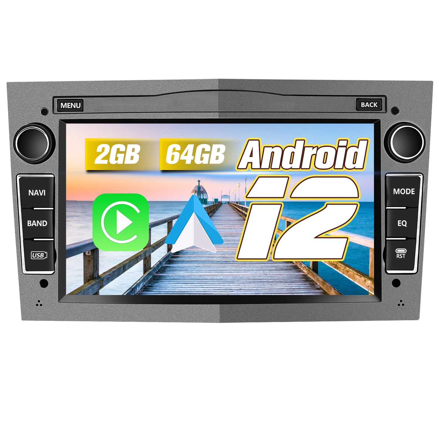 AWESAFE Autoradio Android per sistema di aggiornamento radio touch screen Opel con Wireless Carplay Android Auto, supporto navigazione GPS Bluetooth WiFi AWESAFE