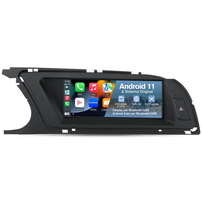 AWESAFE Android Car Stereo Para Audi A5 2008-2016 Sistema Actualización de Radio de Pantalla Táctil con Carplay Inalámbrico Android Auto, Soporte Bluetooth WiFi Navegación GPS AWESAFE