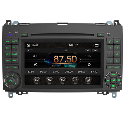 AWESAFE Android Car Stereo Para Benz Sistema Actualización de Radio de Pantalla Táctil con Carplay Inalámbrico Android Auto, Soporte Bluetooth WiFi Navegación GPS AWESAFE