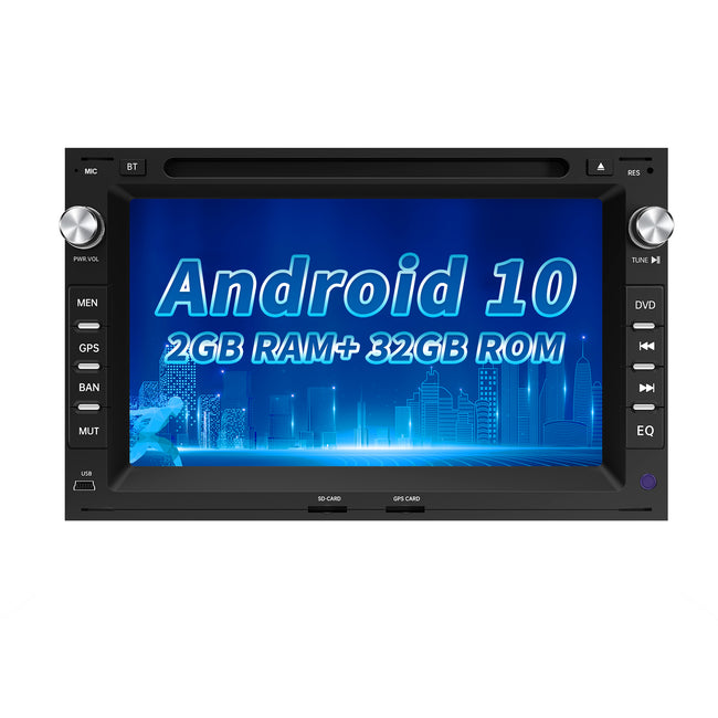 AWESAFE Android Car Stereo Para volkswagen Sistema Actualización de Radio de Pantalla Táctil con Carplay Inalámbrico Android Auto, Soporte Bluetooth WiFi Navegación GPS AWESAFE