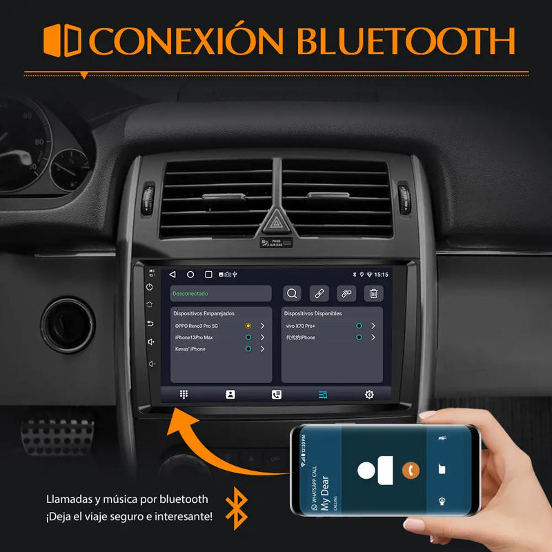 AWESAFE Android 12.0 [2GB+32GB] Radio Coche con Pantalla Táctil 9 Pulgadas para Mercedes-Benz, Autoradio para Clase A W169/Clase B W245/Clase V W639/Vito/Viano/W906/Sprinter 2500/3000, con Carplay AWESAFE