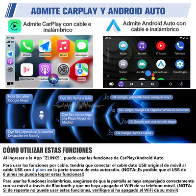 AWESAFE Android Car Stereo Para VW Sistema Actualización de Radio de Pantalla Táctil con Carplay Inalámbrico Android Auto, Soporte Bluetooth WiFi Navegación GPS AWESAFE