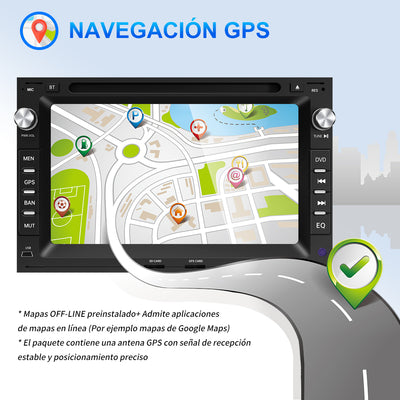 AWESAFE Android Car Stereo Para volkswagen Sistema Actualización de Radio de Pantalla Táctil con Carplay Inalámbrico Android Auto, Soporte Bluetooth WiFi Navegación GPS AWESAFE