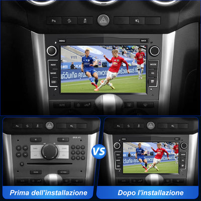 AWESAFE Autoradio Android per sistema di aggiornamento radio touch screen Opel con Wireless Carplay Android Auto, supporto navigazione GPS Bluetooth WiFi AWESAFE