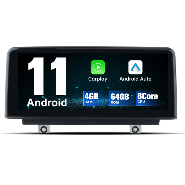 AWESAFE Android Car Stereo Para BMW serie 1/2/3/4 F20 F21 F22 F30 F31 F32 F33 F34 F36(2013-2017) Sistema NBT Actualización de Radio de Pantalla Táctil con Carplay Inalámbrico Android Auto, Soporte Bluetooth WiFi Navegación GPS AWESAFE