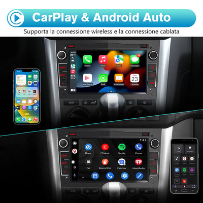 AWESAFE Autoradio Android per sistema di aggiornamento radio touch screen Opel con Wireless Carplay Android Auto, supporto navigazione GPS Bluetooth WiFi AWESAFE