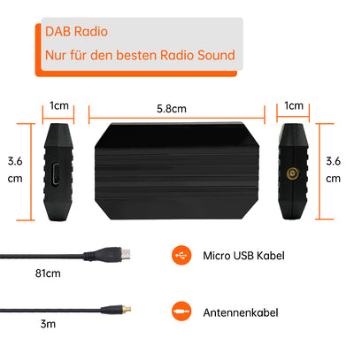 DAB+ Adapter Speziell für AWESAFE Android Radio AWESAFE