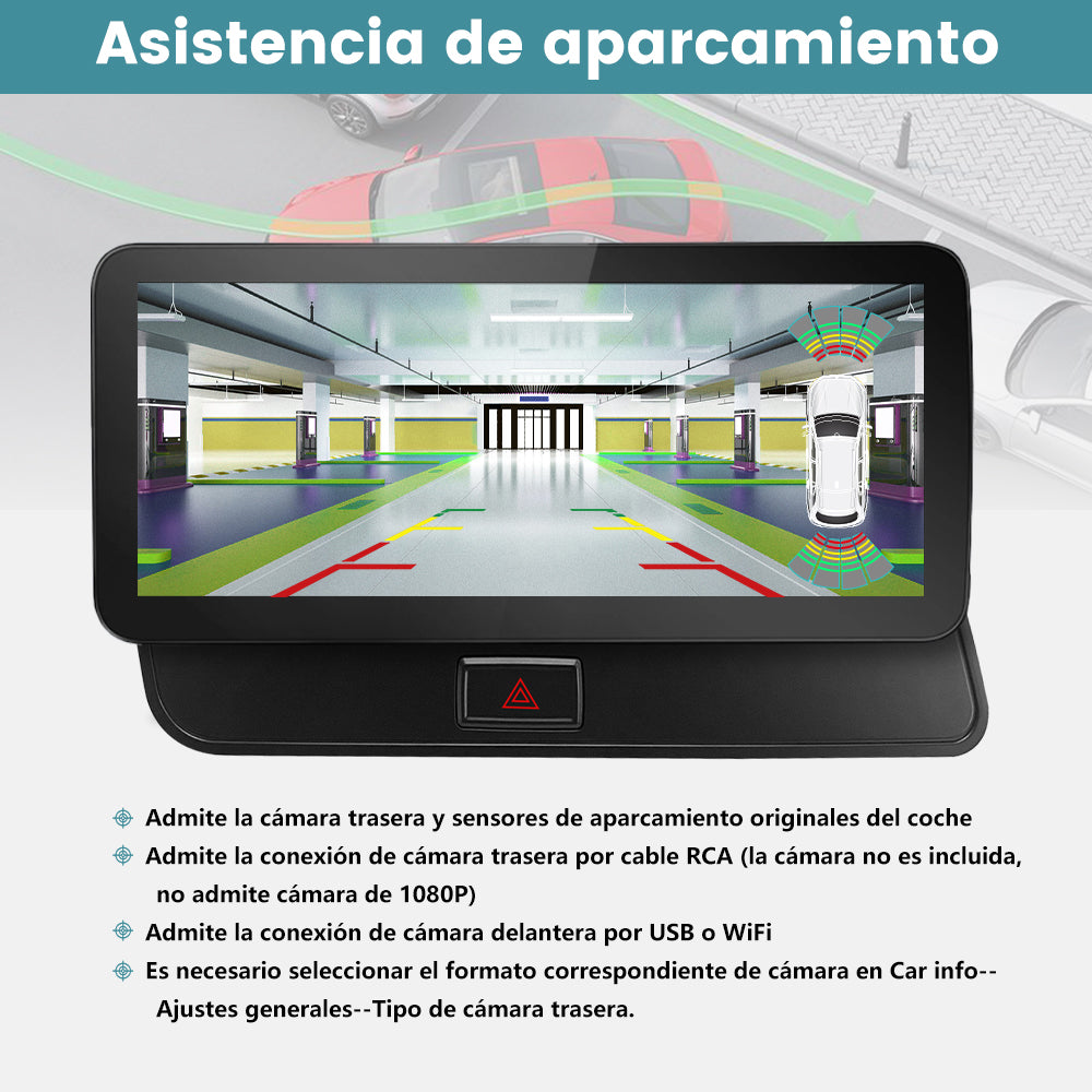 AWESAFE Android Car Stereo Para Audi 05 2013-2016 Sistema  Actualización de Radio de Pantalla Táctil con Carplay Inalámbrico Android Auto, Soporte Bluetooth WiFi Navegación GPS AWESAFE