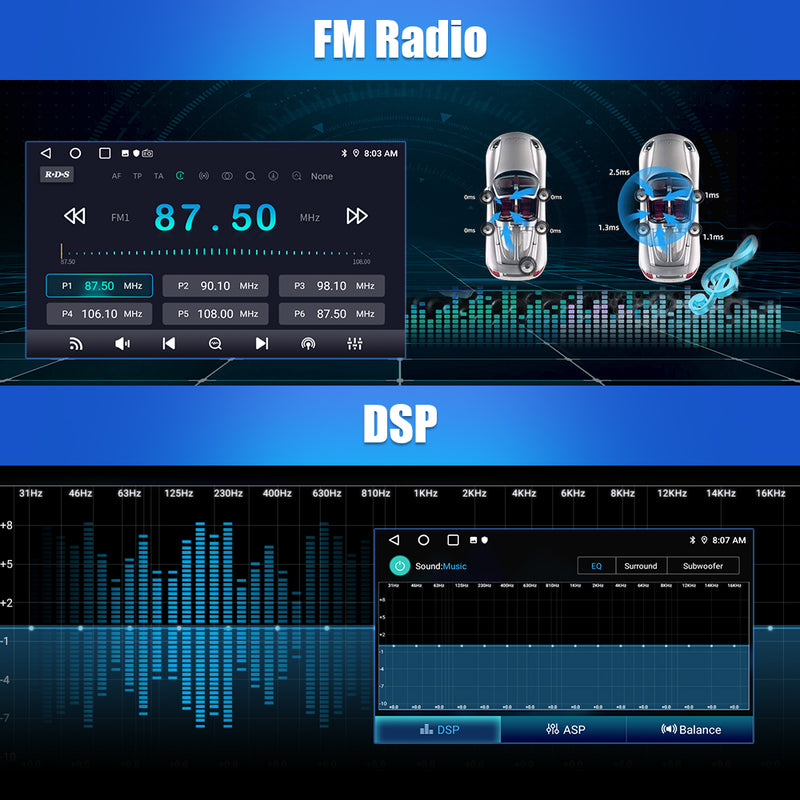 AWESAFE Android Car Stereo Para Citroen c4 2004-2009 Actualización de Radio con Pantalla táctil con Carplay inalámbrico Android Auto, Soporte Bluetooth WiFi navegación GPS AWESAFE