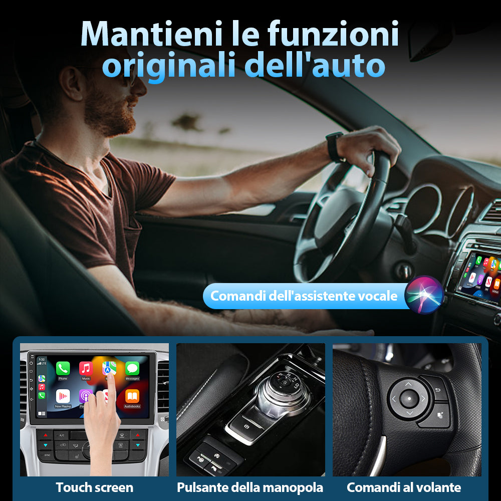 Adattatore wireless CarPlay AWESAFE Dongle Apple CarPlay per auto Apple CarPlay cablate in fabbrica Plug & Play AWESAFE