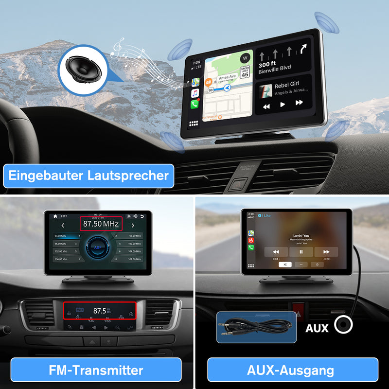 AWESAFE Kabelloser CarPlay-Adapter, Apple CarPlay-Dongle für werkseitig verkabelte Apple CarPlay-Autos, Plug & Play AWESAFE