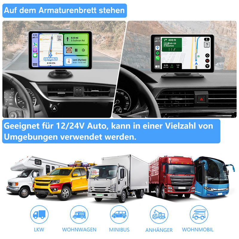 AWESAFE Kabelloser CarPlay-Adapter, Apple CarPlay-Dongle für werkseitig verkabelte Apple CarPlay-Autos, Plug & Play AWESAFE