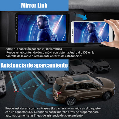 AWESAFE Android Car Stereo Para Mercedes Benz Smart 2011-2015 Sistema  Actualización de Radio de Pantalla Táctil con Carplay Inalámbrico Android Auto, Soporte Bluetooth WiFi Navegación GPS AWESAFE