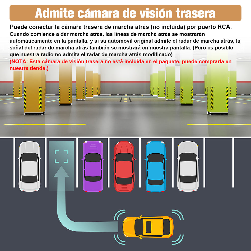 AWESAFE Android Car Stereo Para VW Golf Seat Skoda Sistema Actualización de Radio de Pantalla Táctil con Carplay Inalámbrico Android Auto, Soporte Bluetooth WiFi Navegación GPS AWESAFE