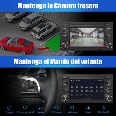 AWESAFE [Android 12.0 2GB+32GB] Radio de Coche para Audi A4/S4/RS4 con Carplay/Android Auto, 7 Pulgadas Pantalla Táctil con WiFi/GPS/Bluetooth/DSP/RDS/USB/FM AM/28 Temas, Apoyo Mandos Volante AWESAFE