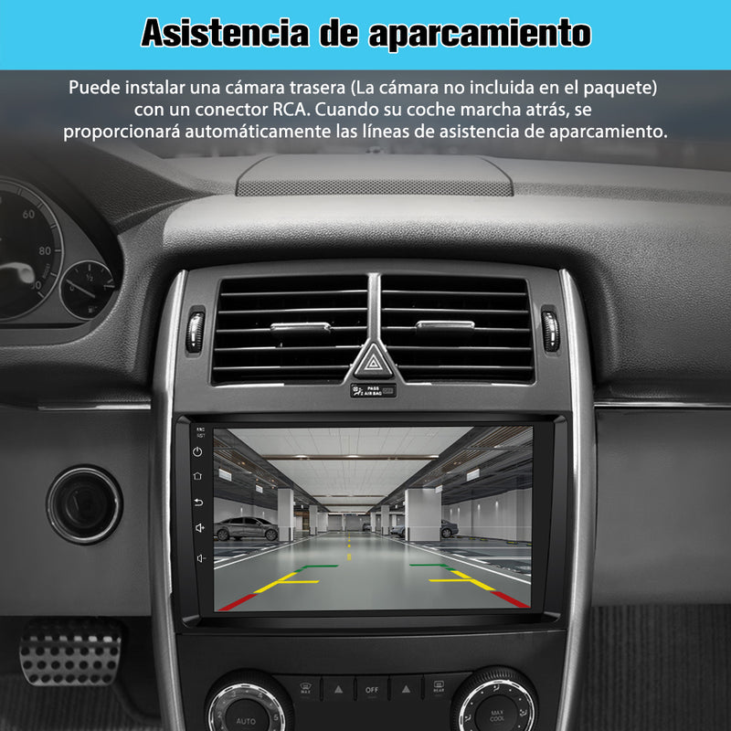 AWESAFE Android Car Stereo Para Benz Sistema Actualización de Radio de Pantalla Táctil con Carplay Inalámbrico Android Auto, Soporte Bluetooth WiFi Navegación GPS AWESAFE