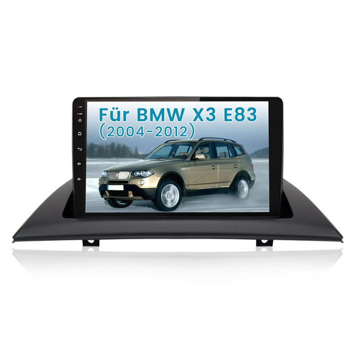 AWESAFE Autoradio für BMW E83 Android 12 Radio 2GB + 32GB mit Navigation unterstützt Bluetooth FM/AM DAB+ WLAN USB Carplay Lenkradsteuerung AWESAFE