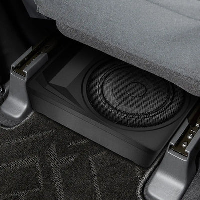 AWESAFE 10 inch Slim Under Seat Car Subwoofer with Built-in Amplifier - 1200 Watts Max,High/Low Level Inputs, Remote Control, Enhanced Bass for Car/Truck AWESAFE SHOP