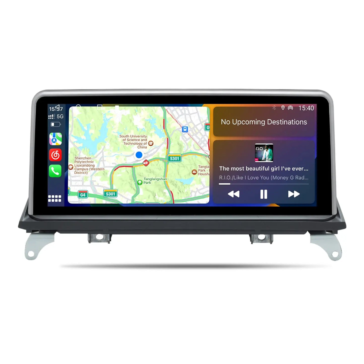 AWESAFE 10.25" Android 13 Autoradio 4G+64G 4G 8-Cœur pour BMW X5 E70 & X6 E71 CIC (2007-2013) - Bluetooth, Android Auto et Carplay sans fil AWESAFE